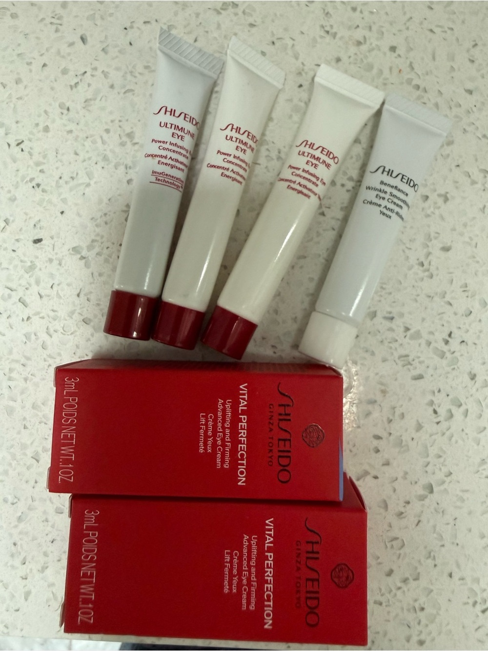 Shiseido Eye Creams bundle – 6 * eye cream bundle vital perferction benefiance